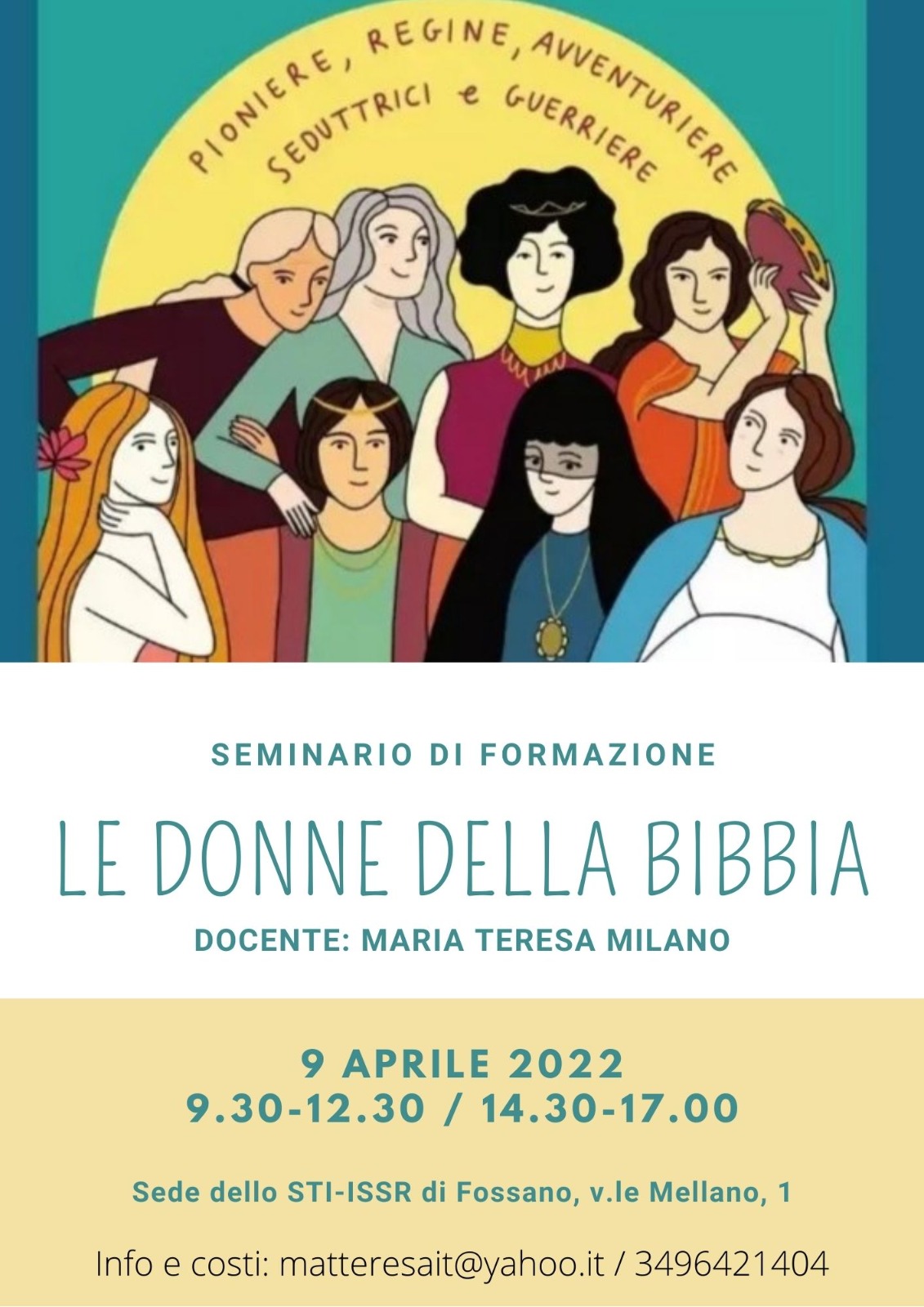 Tre Donne Importanti Nella Bibbia LE DONNE NELLA BIBBIA – ISSR STI Fossano